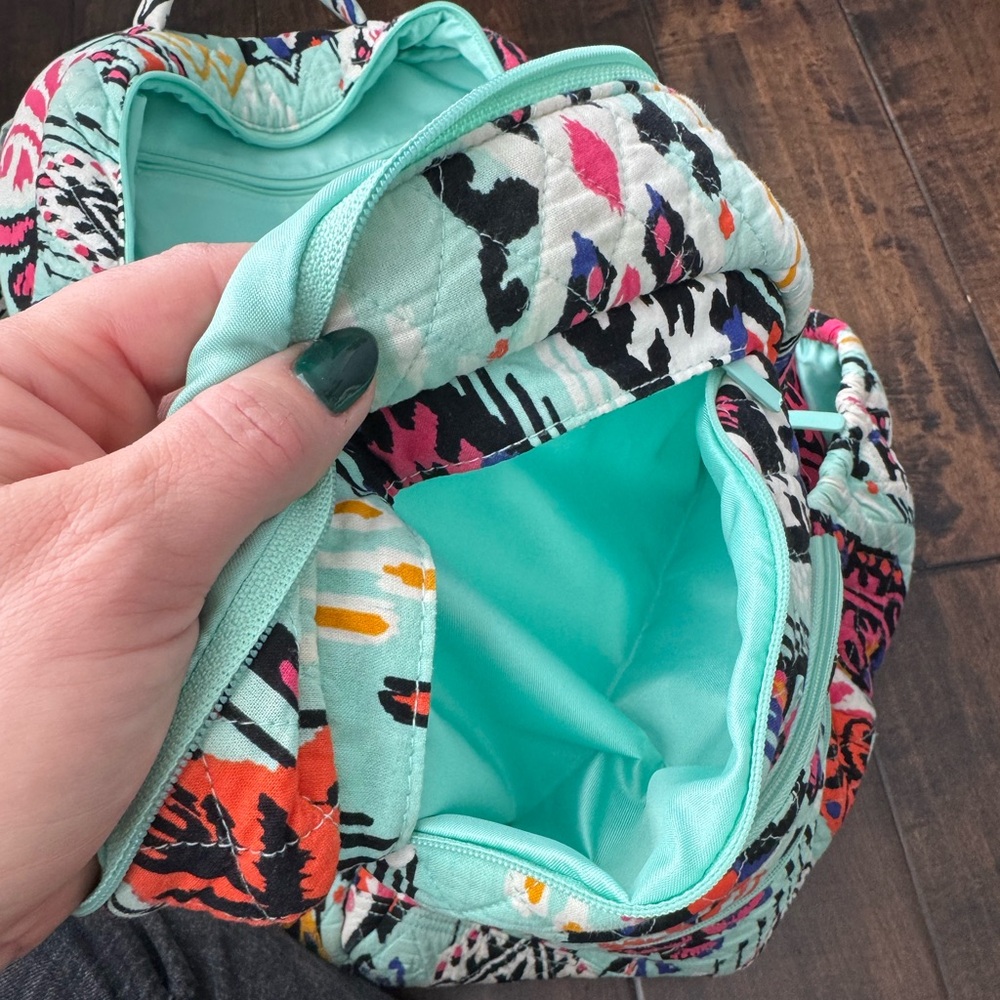 Vera Bradley Pueblo Backpack Laptop Bag Size XL Full Size and Mini Purse Set - Picture 7 of 12